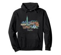 Taipei Taiwán Viaje Souvenir City Landmark Gift Sudadera con Capucha