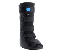 Tairibousy Botas altas para fracturas, botas inflables para fracturas, cirugía del tendón de Aquiles, esguinces agudos de tobillo, pie roto, recuperación de lesiones, color negro (talla L)
