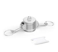 TAISHER 1PCS Acero inoxidable 304 Racer de acoplamiento de leva ranurada Tipo DC, 1/2" Racer de liberación rápida para trabajo pesado para Agua Aceite Aire