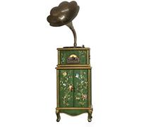 TAISK Reproductor de Discos de Vinilo, Reproductor Bluetooth multifunción Altavoces Retro Taquillas de Madera Maciza 175x42x52cm Cada Familia