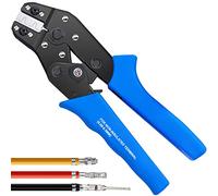 Taiss Herramienta de prensado JST, prensador Dupont, prensador JST, prensador Dupont, para conectores JST XH 2.54 mm, PH2.0, D-sub terminal (0,08-0,5 mm 28-20AWG)