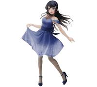 TAITO Rascal Does Not Dream of Bunny Girl Senpai - Estatuilla de PVC MAI Sakurajima Vestido Transparente Ver. Edición Renovación, 20 cm