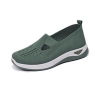 TAITUS Zapatos ortopédicos para Caminar con Suela Suave Transpirable para Mujer,Zapatilla ortopédica para Caminar Zapatos Casuales atléticos Ligeros para Mujeres (41EU,Green)