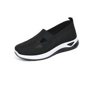 TAITUS Zapatos ortopédicos para Caminar con Suela Suave Transpirable para Mujer,Zapatilla ortopédica para Caminar Zapatos Casuales atléticos Ligeros para Mujeres (41EU,Black)