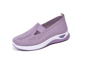 TAITUS Zapatos ortopédicos para Caminar con Suela Suave Transpirable para Mujer,Zapatilla ortopédica para Caminar Zapatos Casuales atléticos Ligeros para Mujeres (40EU,Light Purple)