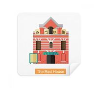 Taiwan Atracciones The Red House Gafas de limpieza de gamuza limpiador de pantalla de gamuza tela 2pcs