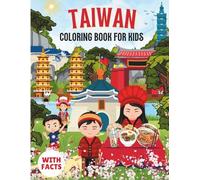 Taiwan Coloring Book for kids with facts