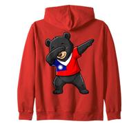 Taiwán Formosan Bear Dab Pose Sudadera con Capucha