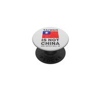 TAIWÁN NO ES China, Partido Comunista Antichino, XI Jinping PopSockets PopGrip Adhesivo