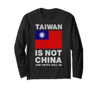 TAIWÁN NO ES China - Partido Comunista Chino Anti XI Jinping Manga Larga