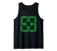 Taiwán Reciclaje Logo Día de la Tierra Reciclaje Ecología Medio Ambiente Camiseta sin Mangas