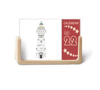Taiwan Travel Eluanbi Lighthouse China 2022 Calendario de escritorio planificador de 12 meses