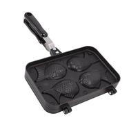 Taiyaki Fish Forma Port Partit, fabricante de pasteles de gofres sin palo con panqueque largo hornear una ban