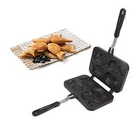 Taiyaki Fish Shape Cake Pan, Fish Shape Cake Maker Aleación de Aluminio Antiadherente Taiyaki Double Baking Pan, Waffle Baking Mold para el Hogar DIY Cooking Party Postre