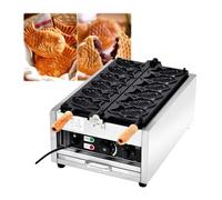 Taiyaki Maker Machine Electric Fish Waffle Maker Taiyaki non A stick Coating Bakeware Waffle Maker Temperature per uso domestico commerciale [classe energetica A]
