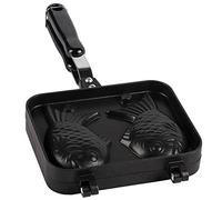 TAIYAKI Molde Para Hacer Gofres En Forma De Pescado Sartén Antiadherente Para Hornear Con 2 Lados Acero Inoxidable Hogar