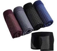 TAIYANYU Boxhero Calzoncillos Bóxer De Fibra De Bambú Boxhero Calzoncillos Bóxer De Bambú Ropa Interior Fresca for Hombres Box Hero Ropa Interior （L）