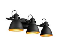 TAIYUESHAN Lámpara de Pared de Hierro Retro Estilo Americano Tres Cabezas Comedor Dormitorio Pasillo Balcón Baño Lámpara de Pared, Luz Colgante de Techo Luz Colgante