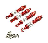 TAIZhiChen 4 Piezas Amortiguadores Metálicos para Coche RC Amortiguador Aluminio Resorte Delantero Trasero Set Mejora Estable con Tensión Ajustable