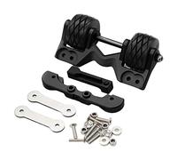 TAIZhiChen Barra Antivuelco Trasera de ángulo Ajustable para Coche Teledirigido Monster Truck 89076, Escala 1:10, Negro
