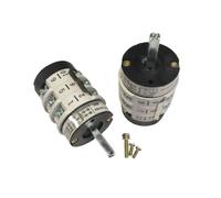 TAIZhiChen Interruptor Inversor Giratorio Manual Conmutador Giratorio con Tornillos Alta Resistencia Interruptor Cambio Leva para Técnicos, 220 Voltios