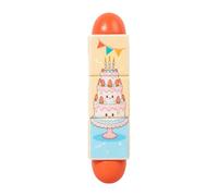 TAIZhiChen Juguete de Construcción de Madera para Niños, Bloque Giratorio para Hacer Girar, para Desarrollar Habilidades Motoras Finas, Pensamiento Estratégico Y, Estilo Postre