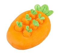 TAIZhiChen Juguete Educativo de Simulación de Selección, Mini Almohada de Peluche, Juguete Educativo Interactivo para Padres E Hijos, Regalo para Niños, zanahoria L