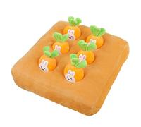 TAIZhiChen Juguete Educativo de Simulación de Selección, Mini Almohada de Peluche, Juguete Educativo Interactivo para Padres E Hijos, Regalo para Niños, zanahoria conejo L
