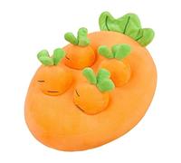 TAIZhiChen Juguete Educativo de Simulación de Selección, Mini Almohada de Peluche, Juguete Educativo Interactivo para Padres E Hijos, Regalo para Niños, zanahorias