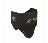 TAIZhiChen Protector Inguinal Lucha Emblema Impreso Protector Cintura Envolvente Protección Ingle Copa Moldeada para Entrenamiento , Negro Y Dorado
