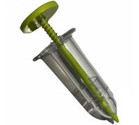 TAIZhiChen Sembradora Manual Plantador Dispensador Herramienta Siembra Precisión con Diseño Ergonómico Adecuada para Jardines Domésticos y Horticultores Principiantes, Verde+Amarillo