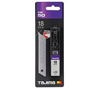 Tajima CB50 Juego de "Endura" cuchillas de repuesto, Plata, 18 mm, set de 10 piezas