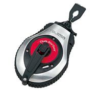 TAJIMA Chalk Line - Caja de tiza Chalk-Rite Dura con línea de presión extra gruesa de 1 mm y liberación de mango integrada - CR401S