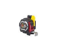 TAJIMA GSSF-16BW - Cinta métrica GS-Lock de 16 pies x 1 pulgada (4,9 m x 2,5 cm) con funda resistente a los golpes y soporte de pinza de seguridad