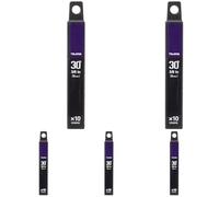 Tajima TAJ-CB39RB DORA CB39RB - Cúter (9 mm, 30°, 10 unidades), color negro (Paquete de 5)