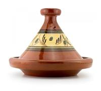 Tajín marroquí Tánger esmaltado para 4-5 personas Ø 34 cm, tajín, tagine, olla de barro para cocinar, olla marroquí, disponible en tres tamaños, cazuela hecha a mano