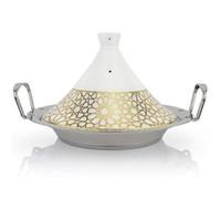 Tajin Tajin Royal - Olla de cerámica para inducción (30 cm, diseño marroquí)