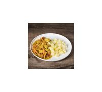 Tajine de pollo con limón confitado y patatas