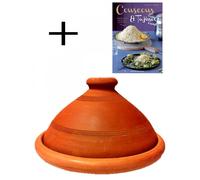 Tajine Marroquí De Marrakech De Barro Para Cocinar + Libro De Recetas