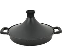 Tajine Saffron 30 cm - Antiadherente - PFOA free- Apto para Todas las Placas - negro incl. guantes de horno y fieltro