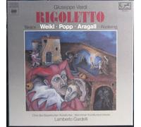 Takacs - Guiseppe Verdi Rigoletto Takacs Weikl Popp Aragall Bayerischer Rundfunk München Lamberto Gardelli Vinyl LP Box
