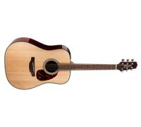 Takamine FT340BS Dreadnought Guitarra Acústica Tapa Abeto Sólido, Fondo y Aros Sapele Figurado, Natural Brillante, Preamplificador CTF-2N