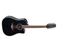 Takamine GD38E/A Dreadnought Cutaway Eléctrica Acústica 12 Cuerdas Guitarra Negra