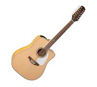 Takamine GD74CE Unison - Guitarra acústica eléctrica de 12 cuerdas, color natural
