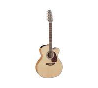 Takamine GJ72 E/A - Guitarra Jumbo 12 Cuerdas Cutaway Acústica/Eléctrica en acabado Natural