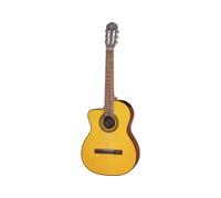Takamine Guitarra Electrocústica GC1 Cutaway para Zurdos, Color Natural - Modelo E/A Classic