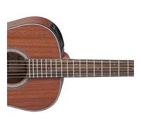 Takamine Gy11 Guitarra Electroacústica New Yorker, Tapa Aros y Fondo en Caoba, Diapasón Laurel, Acabado Natural Satin, con Electrónica TP-4T