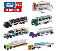 Takara Tomy Tomica, serie de vehículos grandes, camión grúa en miniatura fundido a presión, autobús y coche de negocios, molde, juguetes de regalo de Navidad para niños No.147