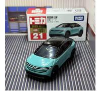 Takara Tomy Tomica No. 21 Nissan Leaf Casting aleación estática coche vehículo Diecast Metal modo colección exhibición niño juguete para regalo NO.21 First Edition