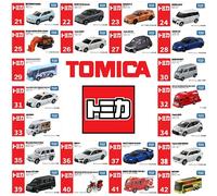 Takara Tomy Tomica No.21-No.40 aleación de fundición a presión simulada 1/64 modelo de coche de juguete coche deportivo de Metal niños regalo de Navidad juguetes para niños No.21